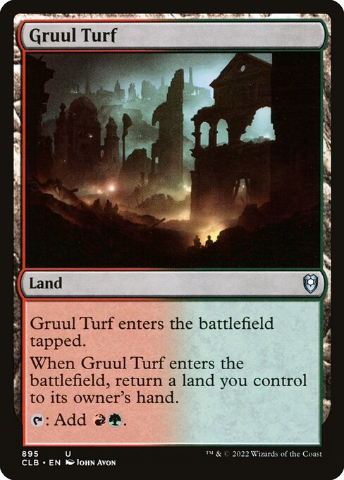Gruul Turf - Commander Legends: Battle for Baldur's Gate Uncommon Card