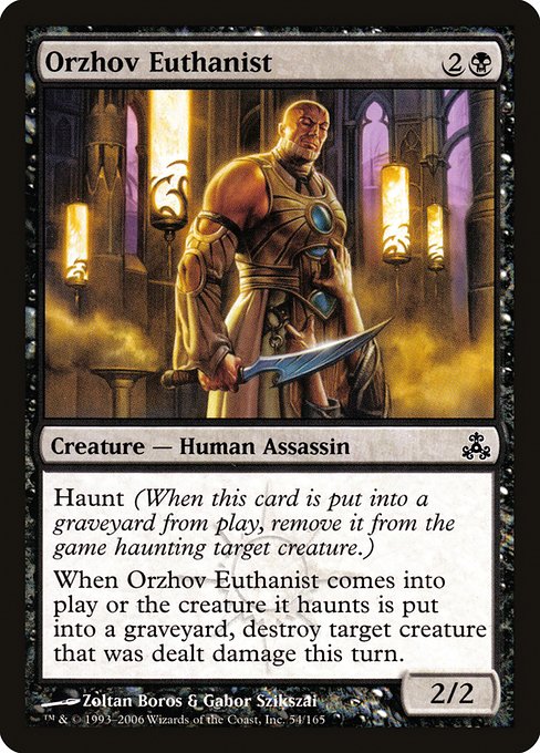 Orzhov Euthanist - Guildpact Common Card