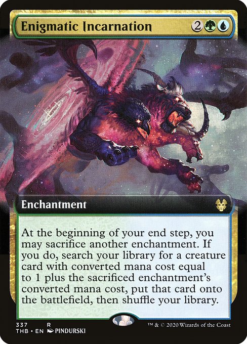 Enigmatic Incarnation - Theros Beyond Death Rare Card