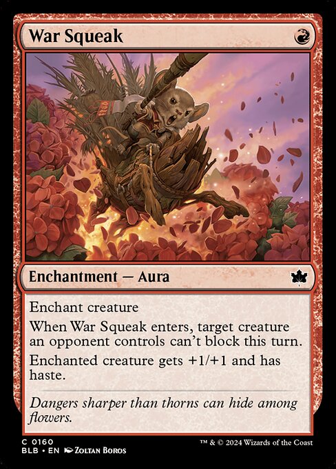 War Squeak - Bloomburrow Common Card