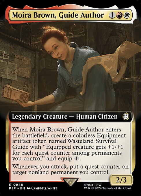 Moira Brown, Guide Author - Fallout Rare Card