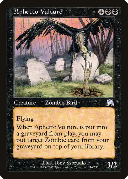 Aphetto Vulture - Onslaught Uncommon Card
