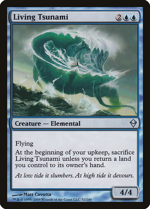 Living Tsunami - Zendikar Uncommon Card