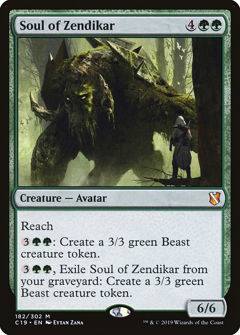 Soul of Zendikar - Commander 2019 Mythic Card