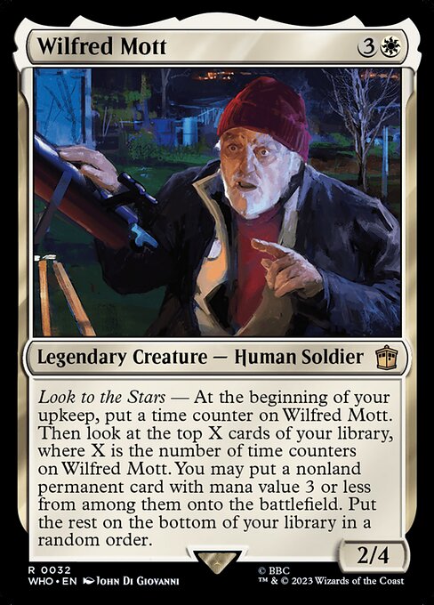 Wilfred Mott - Doctor Who Rare Card