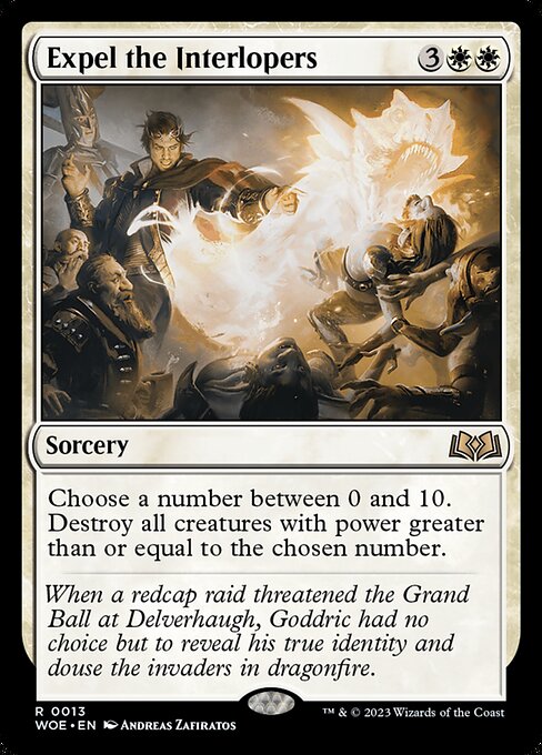 Expel the Interlopers - Wilds of Eldraine Rare Card