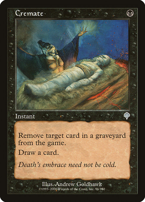 Cremate - Invasion Uncommon Card