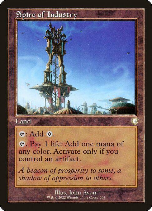 Spire of Industry - The Brothers' War Commander Rare Card