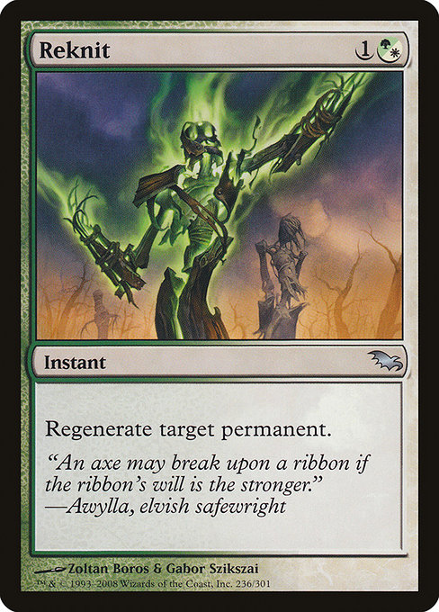 Reknit - Shadowmoor Uncommon Card