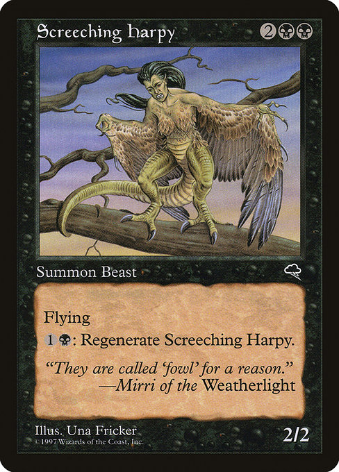 Screeching Harpy - Tempest Uncommon Card