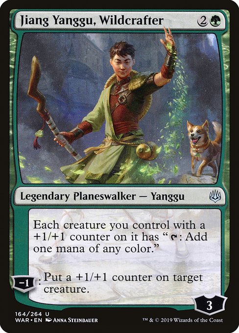 Jiang Yanggu, Wildcrafter - War of the Spark Uncommon Card