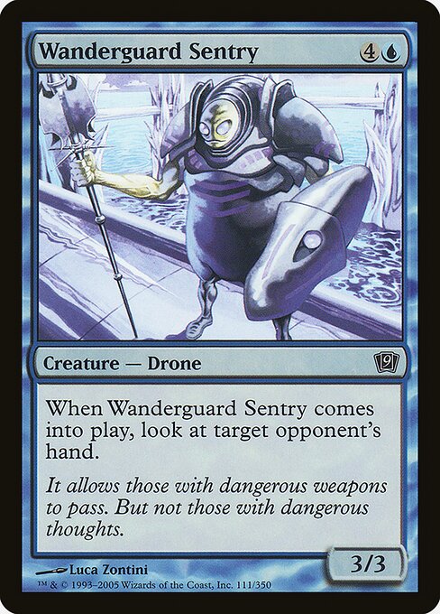 Wanderguard Sentry - Ninth Edition Common Card