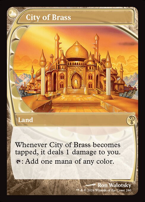 City of Brass - Mystery Booster 2 Rare Card