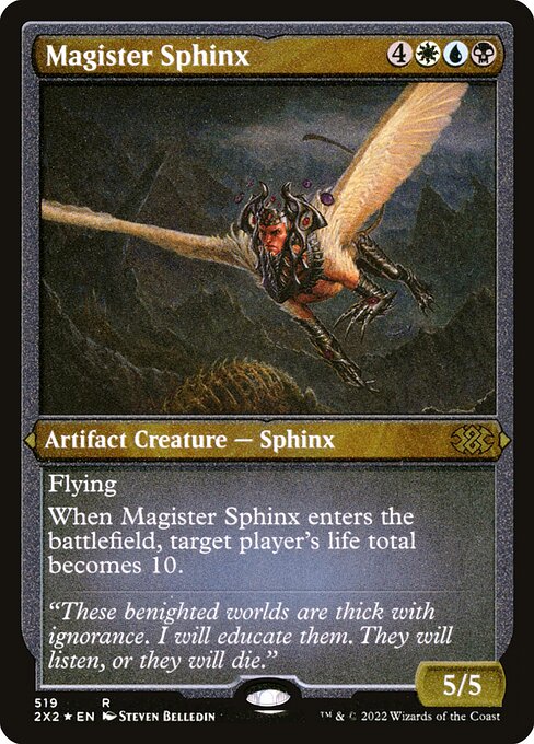Magister Sphinx - Double Masters 2022 Rare Card