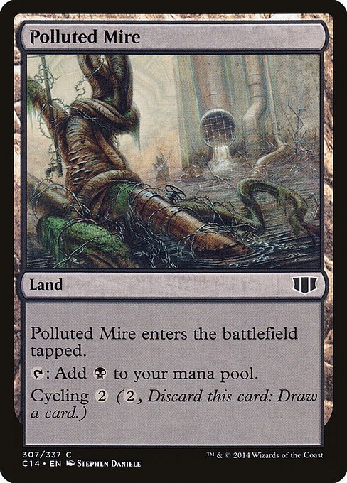 Polluted Mire - Commander 2014 Common Card