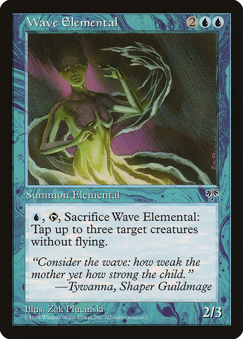 Wave Elemental - Mirage Uncommon Card