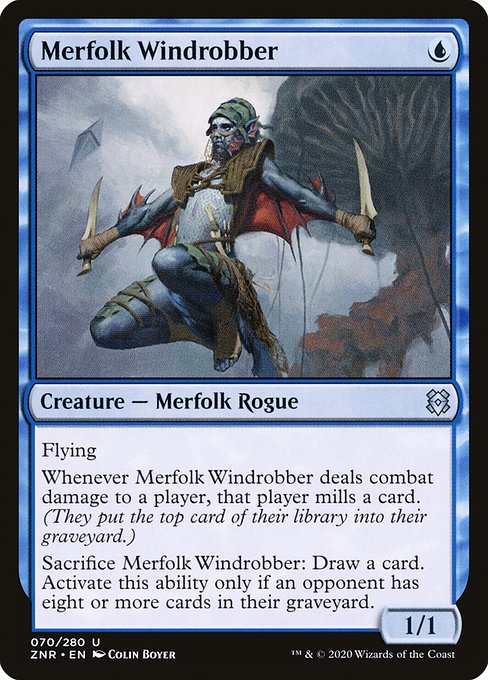Merfolk Windrobber - Zendikar Rising Uncommon Card
