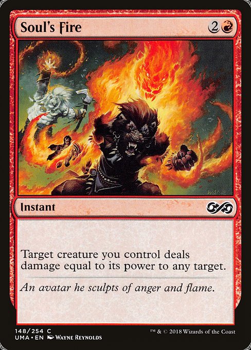 Soul's Fire - Ultimate Masters Common Card