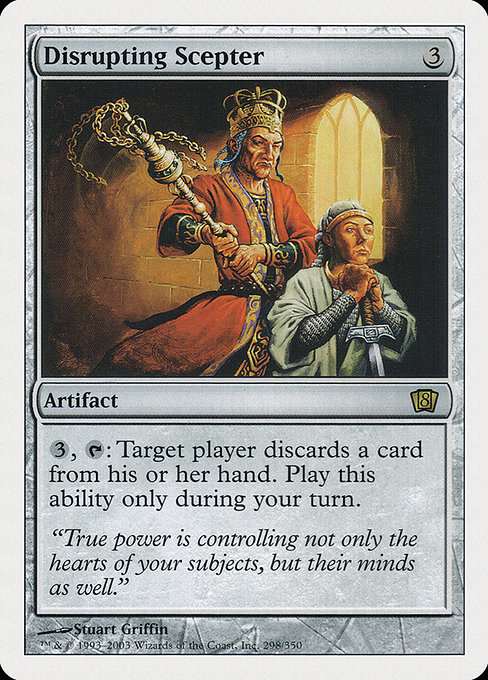 Disrupting Scepter - Eighth Edition Rare Card