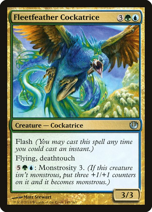 Fleetfeather Cockatrice - Journey into Nyx Uncommon Card