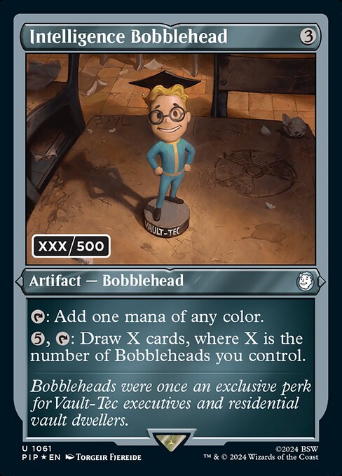 Intelligence Bobblehead - Fallout Uncommon Card