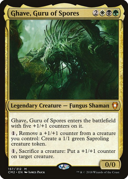 Ghave, Guru of Spores - Commander Anthology Volume II Mythic Card