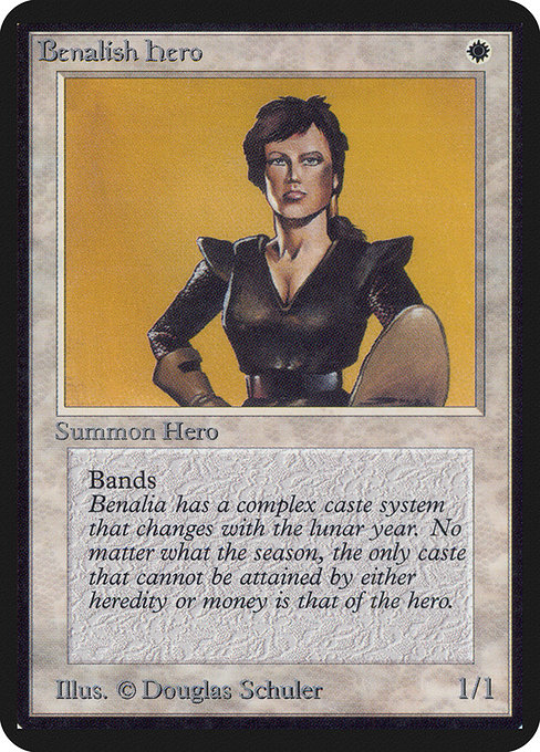 Benalish Hero - Limited Edition Alpha Common Card