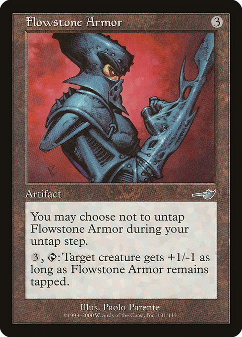 Flowstone Armor - Nemesis Uncommon Card