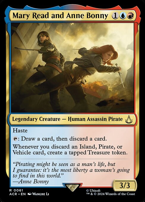 Mary Read and Anne Bonny - Assassin's Creed Rare Card