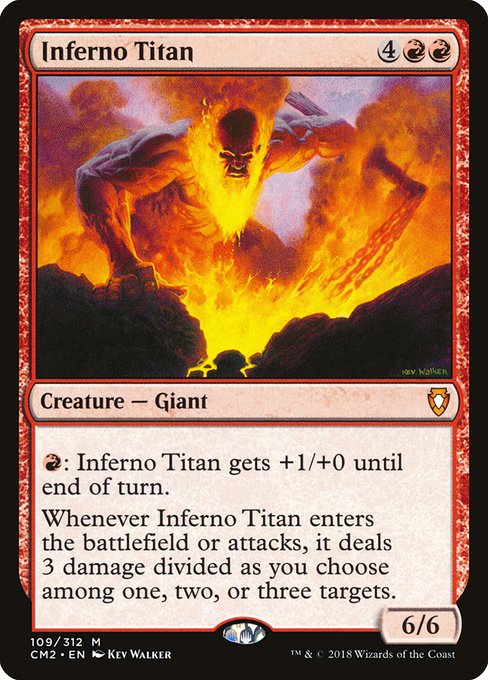 Inferno Titan - Commander Anthology Volume II Mythic Card