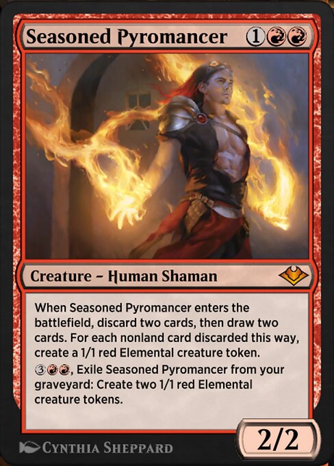 Seasoned Pyromancer - Jumpstart: Historic Horizons Mythic Card