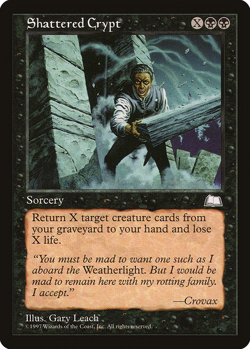 Shattered Crypt - Weatherlight Common Card