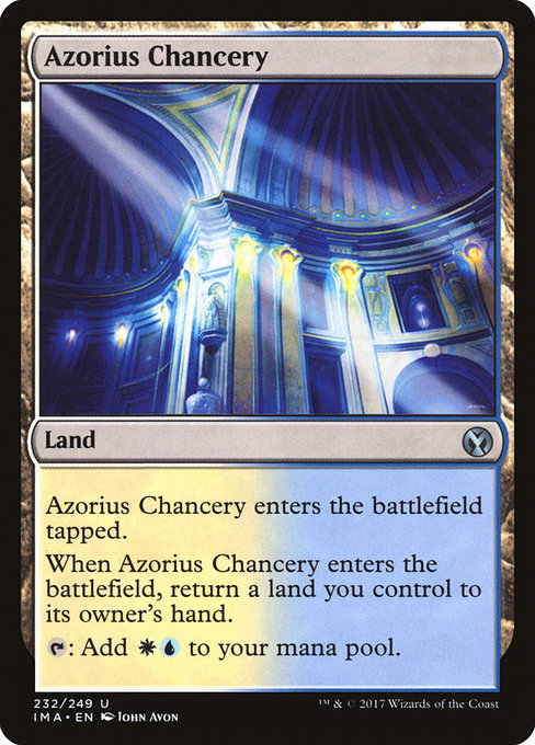 Azorius Chancery - Iconic Masters Uncommon Card
