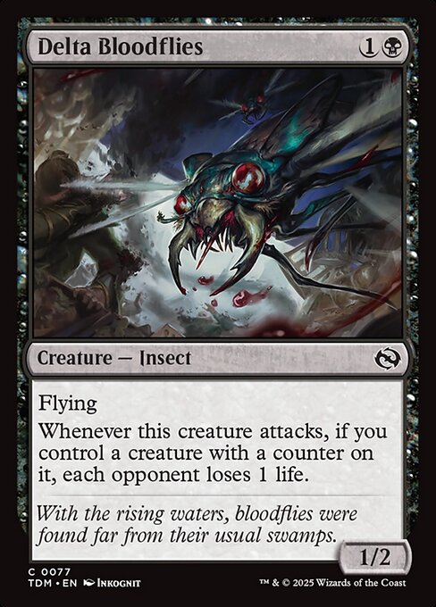Delta Bloodflies - Tarkir: Dragonstorm Common Card