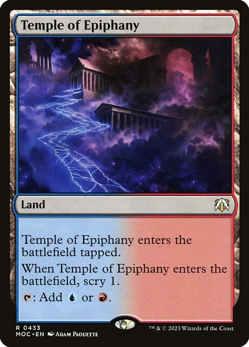 Temple of Epiphany - March of the Machine Commander Rare Card