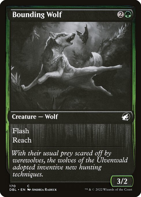 Bounding Wolf - Innistrad: Double Feature Common Card