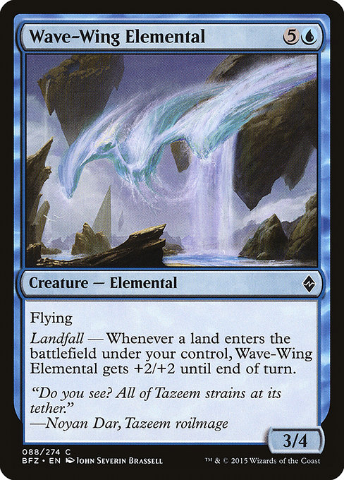 Wave-Wing Elemental - Battle for Zendikar Common Card