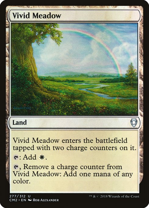 Vivid Meadow - Commander Anthology Volume II Uncommon Card