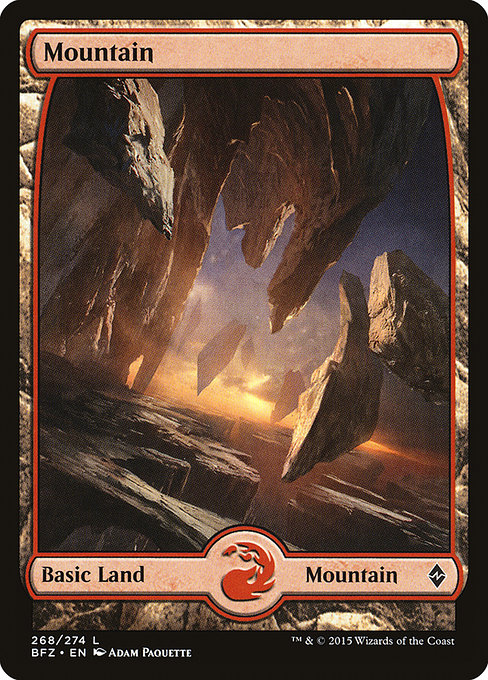 Mountain - Battle for Zendikar Common Card