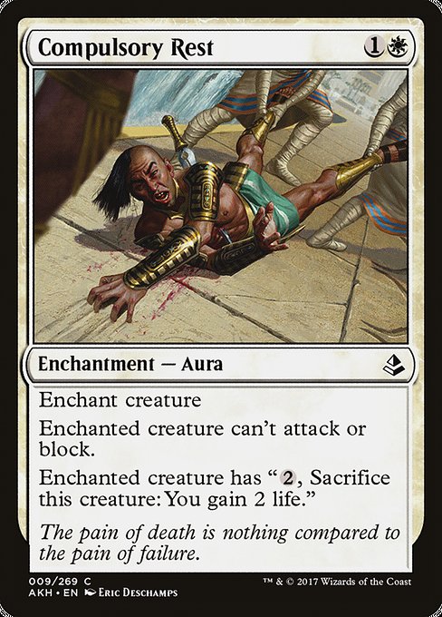 Compulsory Rest - Amonkhet Common Card