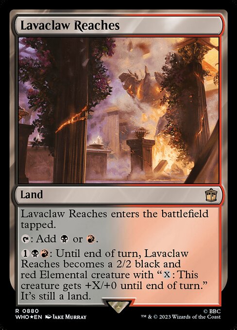 Lavaclaw Reaches - Doctor Who Rare Card