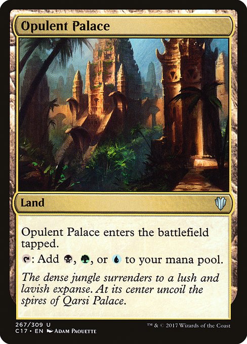 Opulent Palace - Commander 2017 Uncommon Card