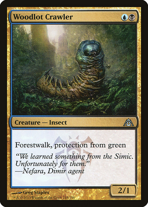 Woodlot Crawler - Dragon's Maze Uncommon Card