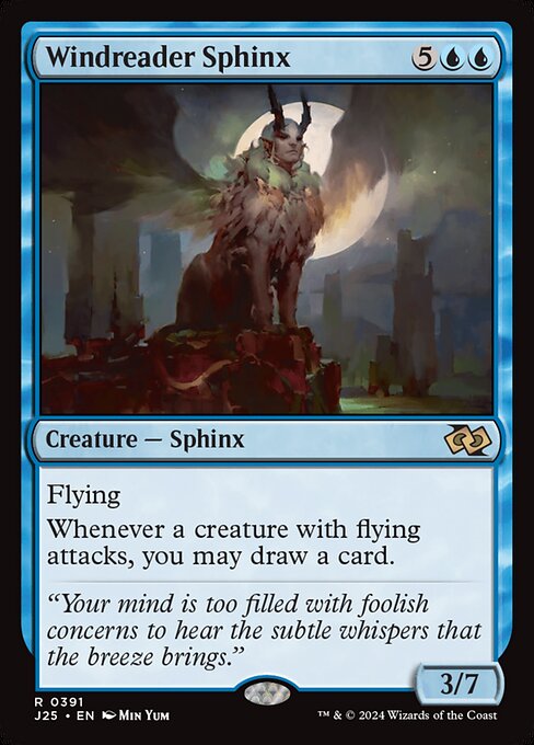 Windreader Sphinx - Foundations Jumpstart Rare Card