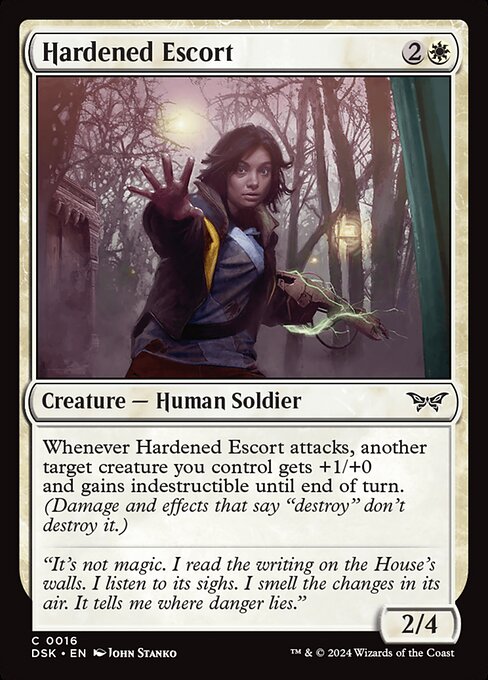 Hardened Escort - Duskmourn: House of Horror Common Card