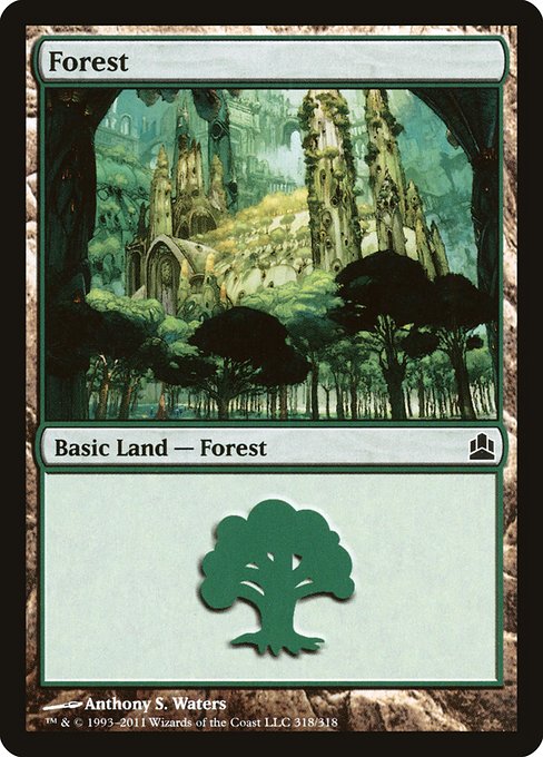 Forest - Commander 2011 Common Card