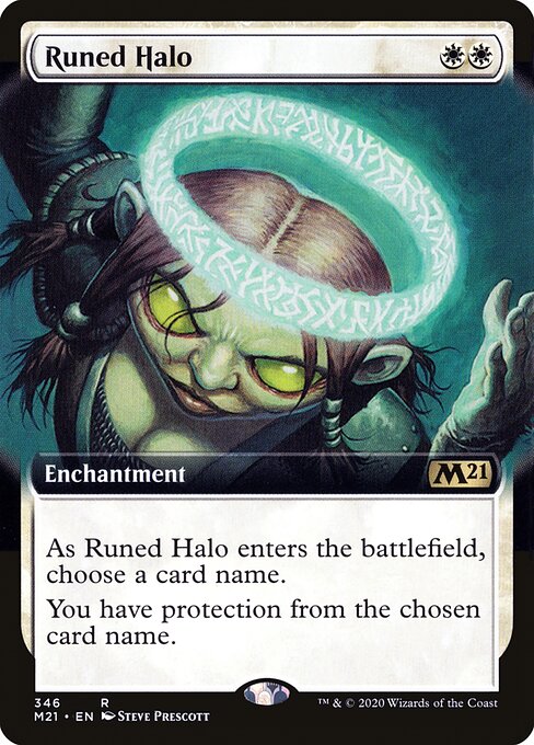 Runed Halo - Core Set 2021 Rare Card