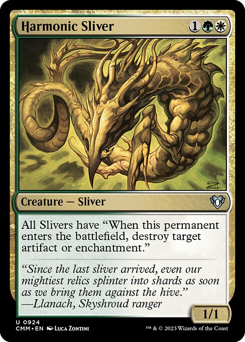 Harmonic Sliver - Commander Masters Uncommon Card