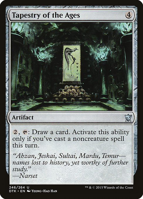 Tapestry of the Ages - Dragons of Tarkir Uncommon Card