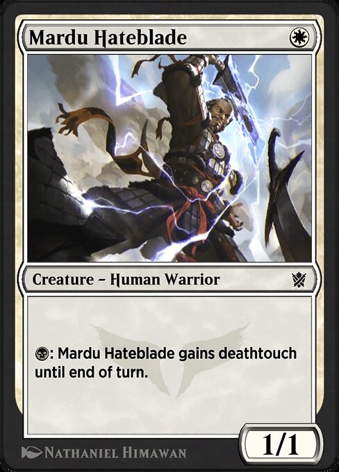 Mardu Hateblade - Khans of Tarkir Common Card